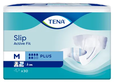 Produktbild von TENA Slip Active Fit Plus - Inkontinenzslip - M - 30 Stk.