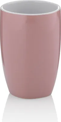 Produktbild von Becher Lindano rosenholz/weiß