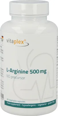 Produktbild von Vitaplex L-Arginine 500 mg- 90 Veget. Kapseln