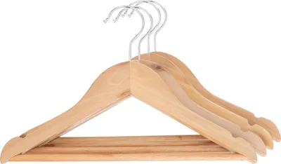 Produktbild von Atmosphera createur d'interieur - Set aus 4 kinderkleiderbügeln holz h19cm