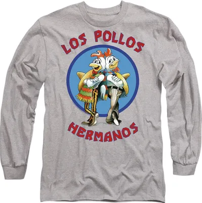 Produktbild von Breaking Bad - "Los Pollos Hermanos" T-Shirt für Herren/Damen Uni, Langärmlig TV23583 (XL) (Sportliches Heather)