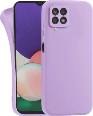 Produktbild von MyGadget Silikon Hülle Kompatibel mit Samsung Galaxy M33 5G - robuste Schutzhülle TPU Case Slim Silikonhülle - Back Cover Kratzfest Handyhülle - Matt Lila