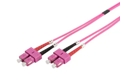 Produktbild von DIGITUS LWL Multimode Patchkabel, OM4, SC / SC
