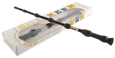 Produktbild von Wow! Stuff Harry Potter Lichtmaler Zauberstab Elderstab 35 cm