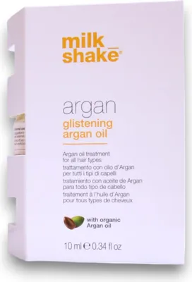 Produktbild von Milk Shake, Argan, Organic Argan Oil, Hair Oil Treatment, Condition & Nourish, 10 ml