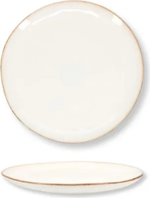 Zdjęcie produktu dla Talerz obiadowy Salt & Pepper Artisan White ø 28 cm - 4 szt