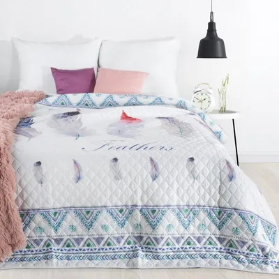 Image de Eurofirany Couvre-lit Pióra Styl Boho Coloré 170x210