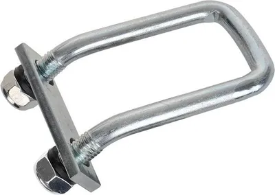 Produktbild von Zurrhalterung 800kg, 150° abgewinkelt, 60x110mm, M12 Gewinde