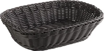 Produktbild von APS 50702 Korb PROFI LINE, 26,5 x 19 cm, Höhe 7 cm, Polypropylen, schwarz
