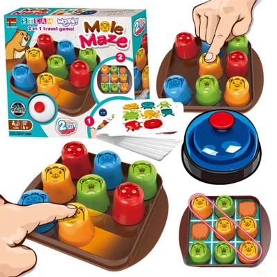 Produktbild von Woopie - WOOPIE Education-Strategie 2v1 Kreis & Kreuz Spiel