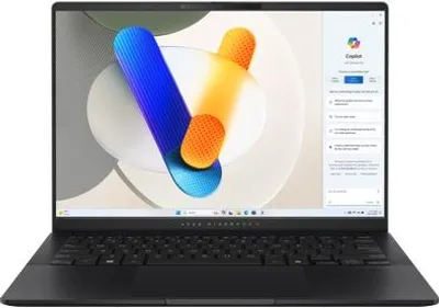 Image de ASUS Asus Vivobook S 14 OLED M5406WA-PP061W | Neutral Black | 14 " | OLED | 3K | 2880 x 1800 pixels | Glossy | AMD Ryzen AI 9 | 365 | 24 GB | LPDDR5X | Solid-state drive capacity 1000 GB | AMD Radeon 880M Graphics | Windows 11 Home | 802.11ax |