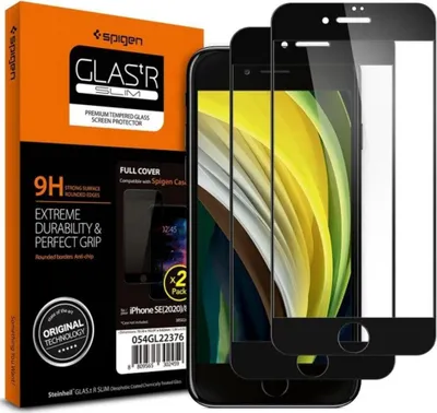 Immagine prodotto di Spigen Glas.TR HD Full Cover in vetro temperato per iPhone SE / 8 / 7