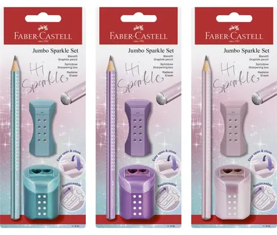 Obrázok produktu pre Súprava ceruziek Jumbo 'Sparkle Cosmic' 3 rôzne