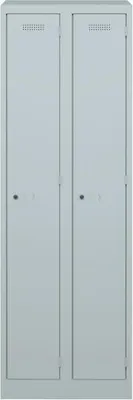 Produktbild von BISLEY Spind lichtgrau PL3050D1645, 2 Schließfächer 60,0 x 50,0 x 180,0 cm