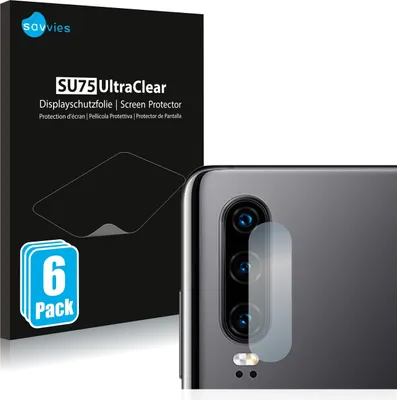 Produktbild von 6x Für Huawei P30 (NUR Kameraschutz) Schutzfolie Savvies Displayschutz Display Schutz Folie Klar Transparent