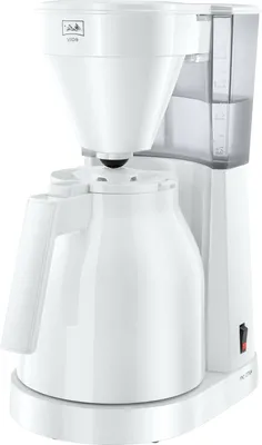 Immagine prodotto di Macchina per caffè filtro - Macchina da caffè - Per preparare il caffè - Con caraffa termica - 1 litro - Bianco