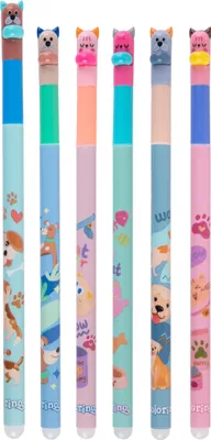 Produktbild von Colorino Dogs&Kitties Hunde und Katzen radierbarer Stift