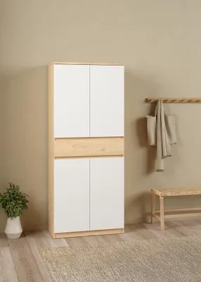 Produktbild von Naia Schuhschrank Jackson Hickory Weiß