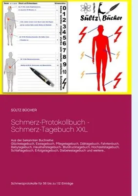 Obrázok produktu pre Schmerz-Protokollbuch - Schmerz-Tagebuch XXL