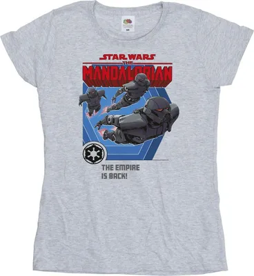 Produktbild von Star Wars - "The Mandalorian Empire Is Back" T-Shirt für Damen BI50571 (S) (Grau)
