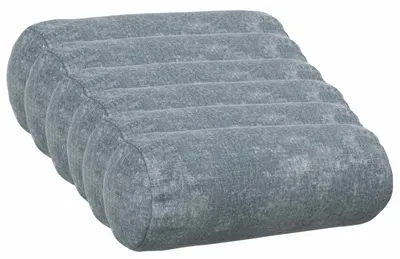 Image de vidaXL, housses de coussin, 6 pièces, HEERLEN, bleu ciel, diamètre 15 x 40 cm