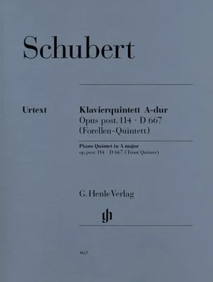 Produktbild von Quintett A-dur op. post. 114 D 667 für Klavier, Violine, Viola, Violoncello und Kontrabass [Forellenquintett]