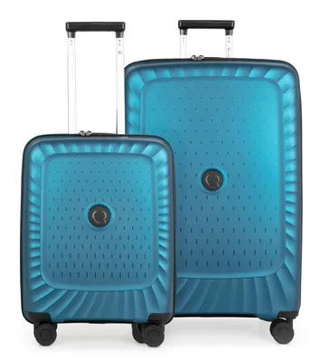 Produktbild von Kotti - Kofferset 2 teilig, leichtgewicht Handgepäck + großer Koffer erweiterbar, robuste Hartschale aus recyceltem PP-Material leichte Trolleys 4 Rollen, Gepäck-Set Flugzeug Check-In & Hand Luggage, TSA,Royalblau