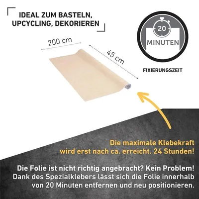 Produktbild von Perfect Fix® Klebefolie Ahorn - 45x200cm