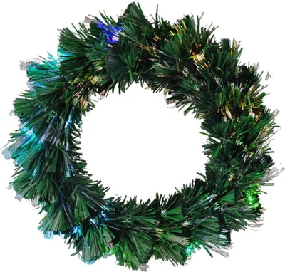 Produktbild von Weihnachtskranz mit LED-Licht 50 cm bunt