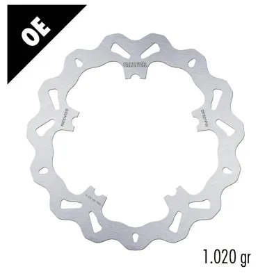 Zdjęcie produktu dla Tarcza hamulcowa Galfer DF821PW WAVE®, sztywna, przednia, o wymiarach 300x5 mm, przeznaczona do motocykli Harley Davidson FXDL