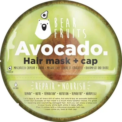 Produktbild von BEAR FRUITS Nutrition + Charlotte Avocado Haarmaske