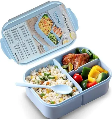 Obrázok produktu pre Lunchbox vhodný do mikrovlnnej rúry pre dospelých, do školy a na záhradu