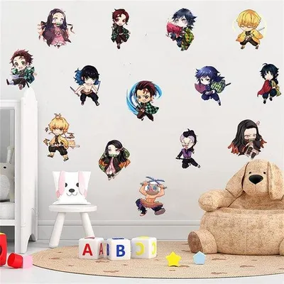 Obrázok produktu pre Samolepiace nálepky s motívmi anime na detskú izbu