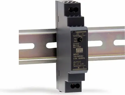 Produktbild von MEAN WELL Hutschienen-Schaltnetzteil HDR-15-24, 24 V-/0,63 A