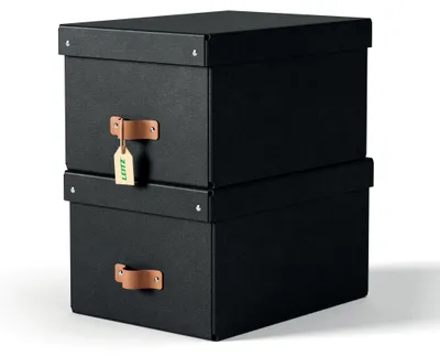 Produktbild von Leitz 61490095 Aufbewahrungsbox Karton Schwarz