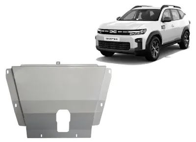 Image de Protection de soubassement en aluminium pour moteur, marque Dacia Bigster - 4x4 et 4x2 - modèles 2025 et 2026