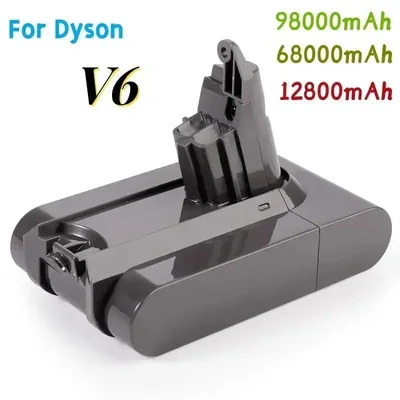 Produktbild von Ersatzakku - V6 DC58 DC59 DC61 DC62 DC74 SV09 SV07 SV03 Akku - 21,6V 6800mAh Li-Ion - Kabelloser Handstaubsauger