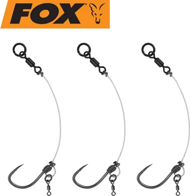 Produktbild von Fox Edge Armapoint stiff rig beaked Chod rigs Barbless, Größe:8