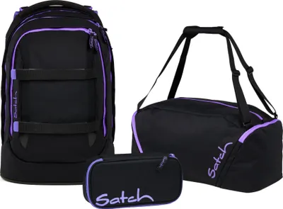 Produktbild von Satch, Schulrucksack-Set PACK Purple Phantom 3-teilig, ab 5. Klasse
