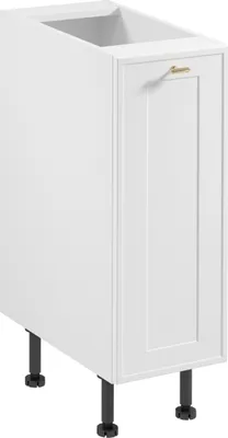 Produktbild von Küchenunterschrank 30 cm Küchenschrank Küchenblock ohne Arbeitsplatte Küchenschrank, Sorento D30 Weiß