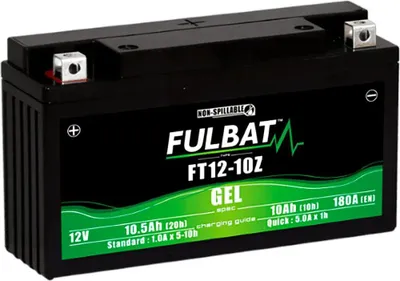 Immagine prodotto di Batteria FULBAT FUL GEL - FT12-10Z / YT12-10Z (Gel, senza manutenzione)
