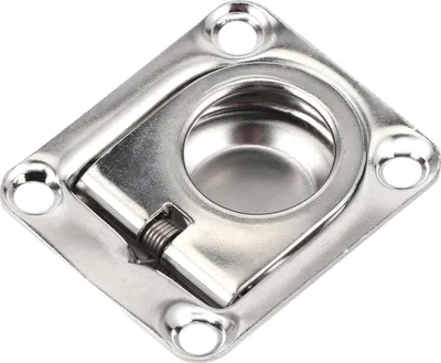 Produktbild von Bootsluken-Zugringgriffe, Edelstahl 304, hohe Härte, für Yacht, 44 x 38 mm/1,7 x 1,5 Zoll