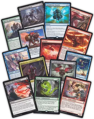 Produktbild von Magic the Gathering - 50 Karten-Draftset "Zendikars Erneuerung" Rare Uncommon Common ohne Doppelte DE