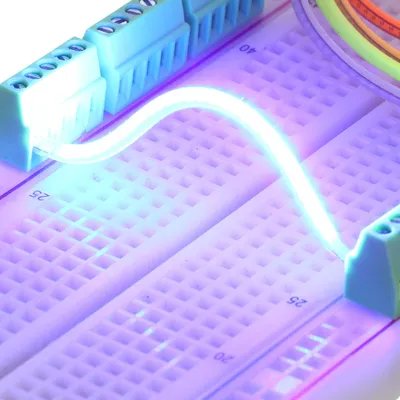 Produktbild von Flexible COB Lichtstreifen - 3V, 10 Stück Ausführung: 10x 60mm, Blau