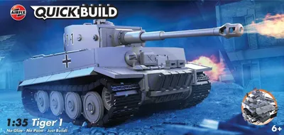Image de Char à construction rapide J6041 - Tigre I (1:35)