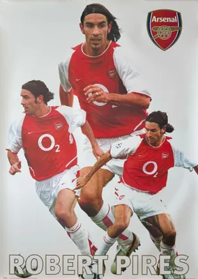 Productafbeelding van Robert Pires - Arsenal - Poster - 64x90 cm