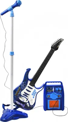 Obrázek produktu pro Kruzzel Elektrická kytara+mikrofon+sky zesilovač 22409