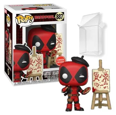 Image de Funko Marvel Deadpool 30th Anniversary POP ! Vinyl Artiste Deadpool 9 cm