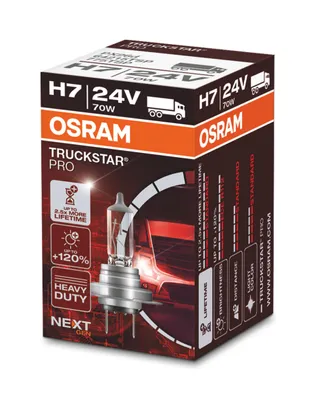 Produktbild von 1 Stück OSRAM TRUCKSTAR PRO Next Generation 24V Lampen Birnen für LKW Scheinwerfer / Fassung H7 70W