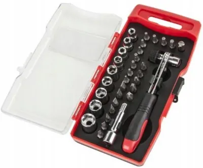 Produktbild von Jobi 34-teiliges Bit- und Steckschlüsselsatz Handwerkzeug